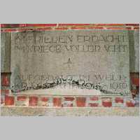 001-1219 Allenburg,  Inschrift 1915.jpg